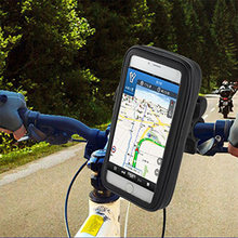 Motorcycle Bicycle Phone Holder Mobile Phone Stand Support for iPhone 5 5S 5C 4S 4 GPS Bike Holder with Waterproof Case Bag