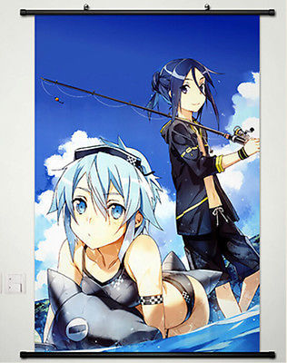 Home Decor Anime Wall Scroll Poster Sword Art online Excalibur 214