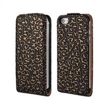 New Retro Flowers Book Luxury Vintage Royal PU leather Case for iPhone 5 5g 5s Flip