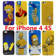 Magic Design Cover For Apple iPhone 4 4S iPhone4 iPhone4S Case Simpson Homer Simpsons Phone Cases Covers Shell