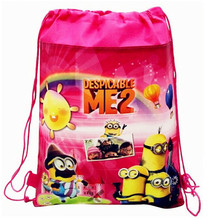 New Cute Despicable Me bag Minion Plush Backpack Child PRE School Kid Boy and Girl Cartoon