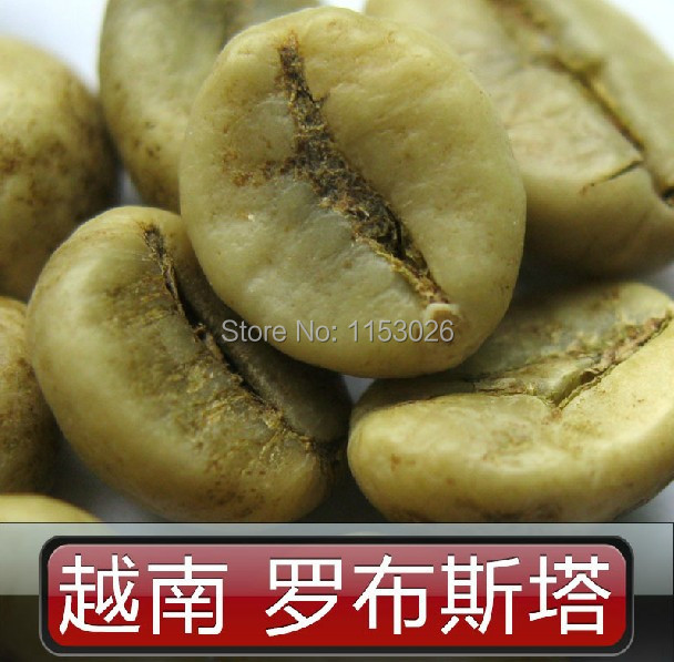 500g High quality vietnam green slimming coffee beans organic green food for weight loss slimming tea