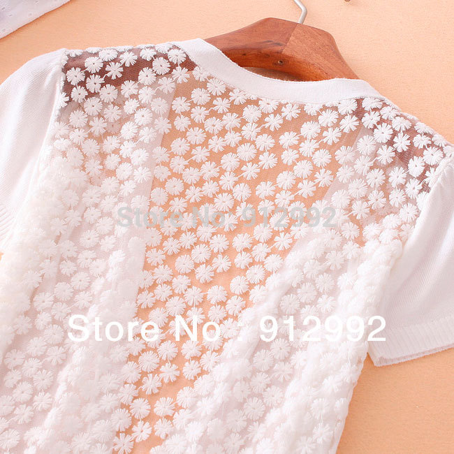 Fashion Autumn Women Short Sleeve Cardigans Multi Colors ...