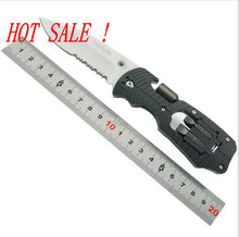 Oem Kershaw 1920 la mitad de lámina de caza que acampa cuchillos plegables de múltiples funciones de la supervivencia cuchillo herramienta exterior mejor que envía libremente