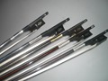 5 PCs Quality Violin Bow 4 4 Strong Balanced Carbon fiber bow white hair