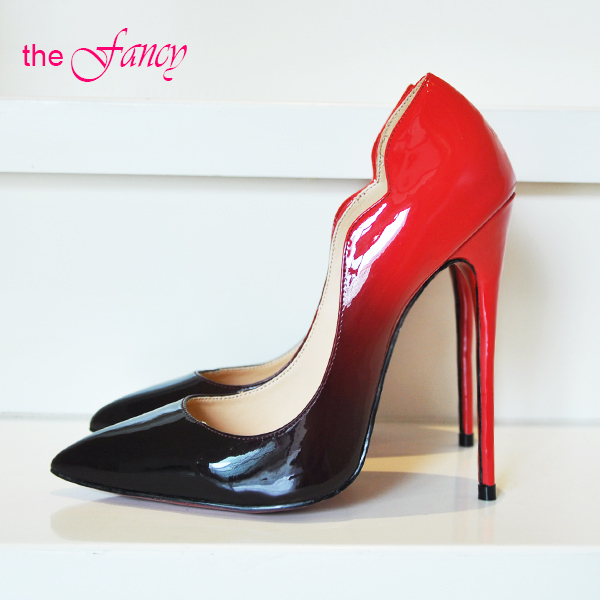 red bottom high heel shoes