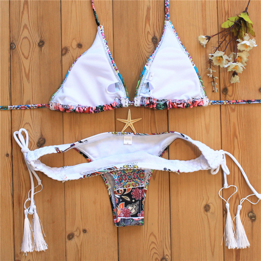 fringed tassel microbikini
