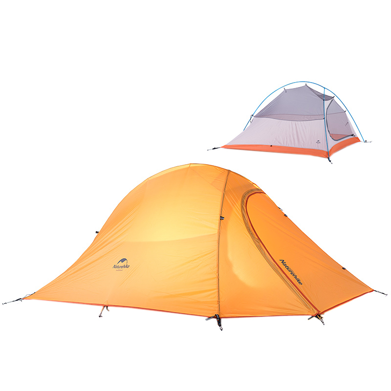 Naturehike 2 person Camping Tent, Ultralight Tent Waterproof, Lightweight Double layer Tent NH15T002-T210T