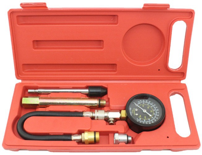 New Professional Compression Tester Pressure Gauge With extension bar G324 4