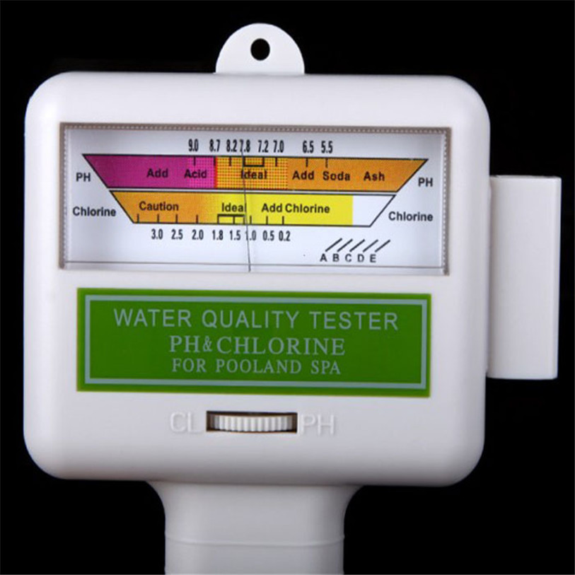 Superior New Water Quality PH CL2 Chlorine Tester Level Meter for Swimming Pool Spa July30