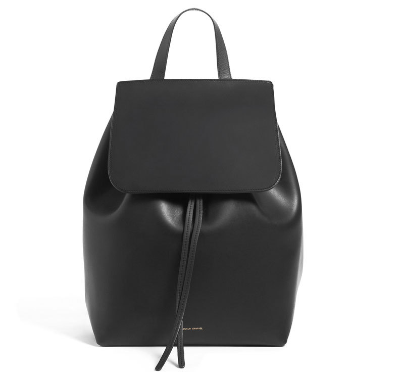 2015 Famous Brand Mansur gavriel, Femmes véritable sac à dos en cuir, Lady véritable sac à dos en cuir, Cartable en cuir. Livraison gratuite(China (Mainland))