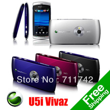 Fast shipping Sony Ericsson Vivaz U5 mobile phone unlocked u5i cell phone 3G WIFI GPS 8MP camera 3.2 inch touch screen