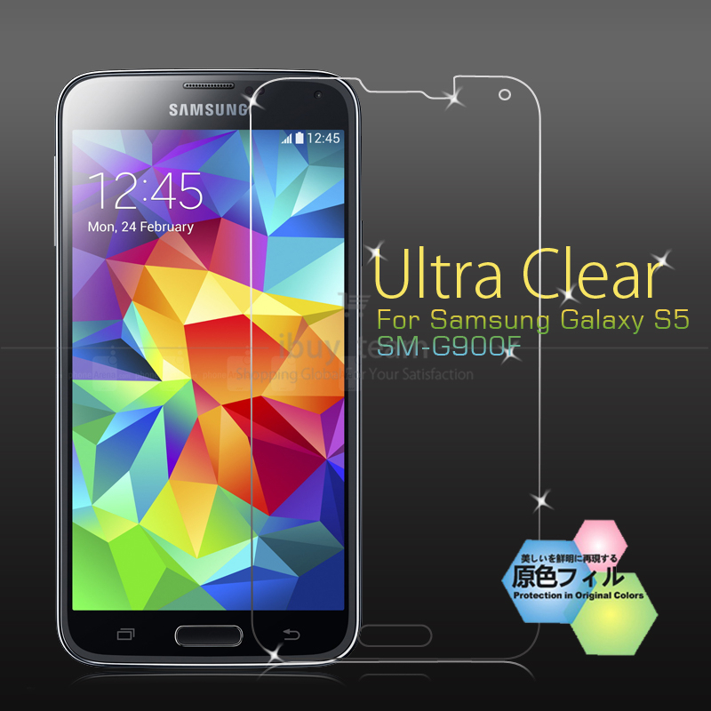 6Pcs/Lot Ultra Clear Screen Protector for Samsung Galaxy S5 SM G900