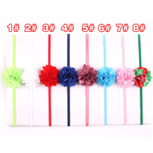 17 Color Chiffon Flower hairband Hair Accessories Baby Girls Lace Headband Baby Infant girl Hair Weave