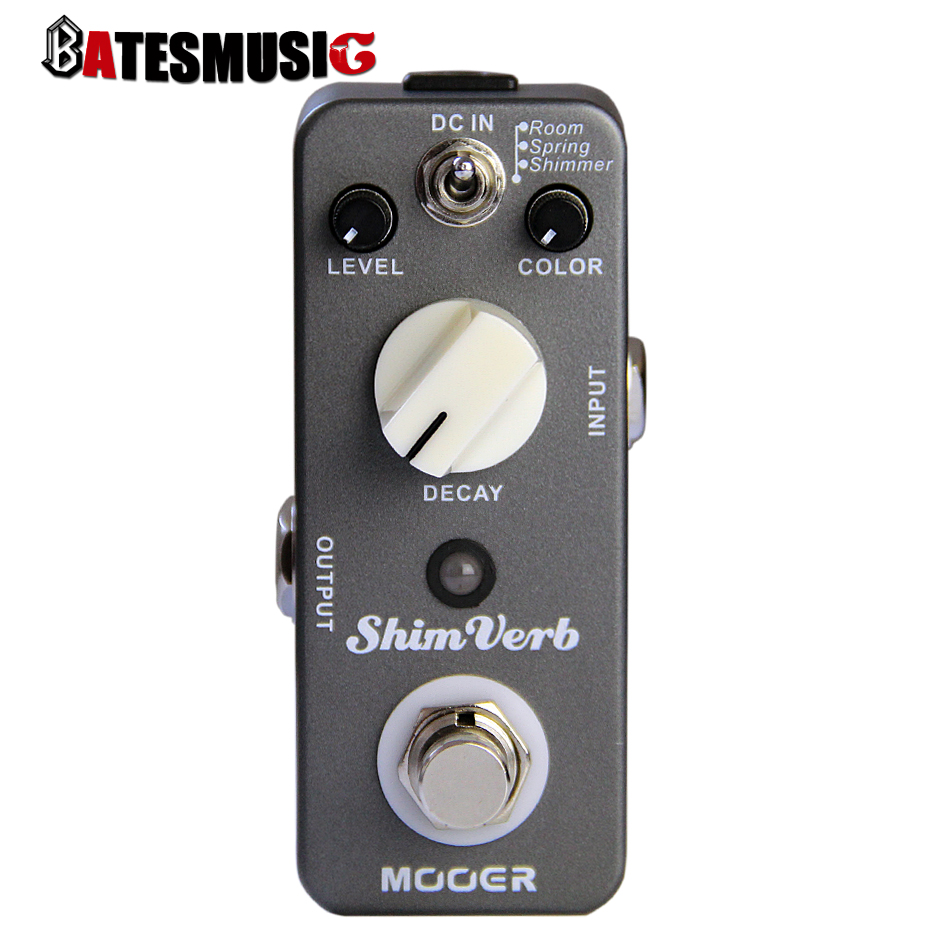 NEW Guitar Effect Pedal /MOOER ShimVerb Reverb Pedal True bypass Excellent sound