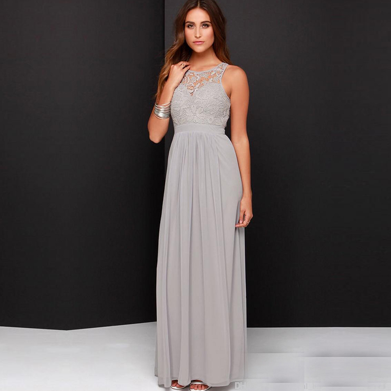 Popular Gray Bridesmaid DressesBuy Cheap Gray Bridesmaid Dresses lots