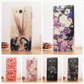 Back Cover Hard For Samsung Galaxy A3 2015 Case Flower Diamond Carcasas Coque For Galaxy A3