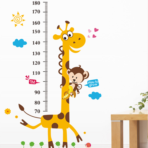 Kitchen Wall Sticker Child Measuring Height 1.8 Me...