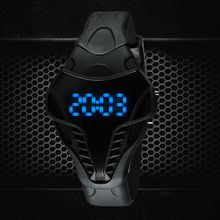 New Fashion LED Digital Watches Rubber band Men’s Sport Watches Cool Design Women Cobra Shape Watrerproof Silicone Wristwatches