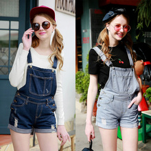 2016 New Fashion Women Jumpsuit Denim Overalls women jumpsuits and rompers Vintage Jeans Overalls