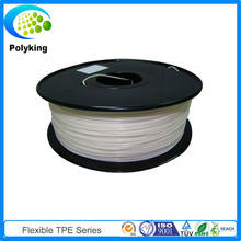 Newest Soft filament 3d printer Flexible filament 1.75mm/3mm 1kg/2.2lb Elastic filament for MakerBot/RepRap/UP/Mendel