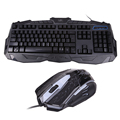 USB Wired Gaming Keyboard Pro PC Gamer Keyboard Mouse Keycaps Backlight Mouse Combo for LOL Dota