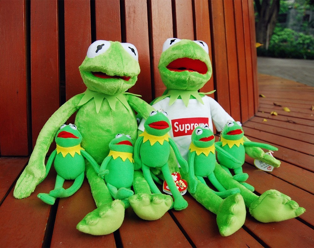 2016 New 40cm Kermit The Frog Plush Toys Sesame Street dolls Animal Kermit Toy Plush Fog Action Figure Home Decoration 20160719_173618_041