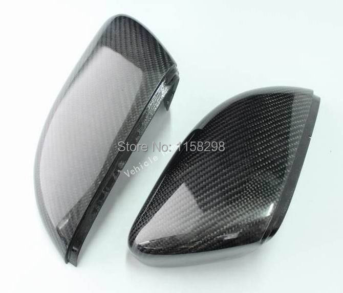 REPLACE REAL CARBON FIBER SIDE MIRROR COVERS for VW Volkswagen Golf MK6 GTI VI