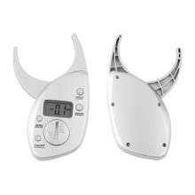 Top Quality 1pc Body Fat Caliper Monitors Electronic Digital body fat analyzer Tape Measure Pack Skin
