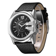 Para hombre marca moda casual hombres de reloj relojes de cuarzo para hombre reloj temperamento de alto grado de oro shell