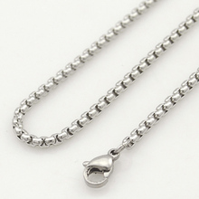 USD 0 99 women Silver Stainless Steel Chain Men Necklace Jewelry Accessories link chain body chain