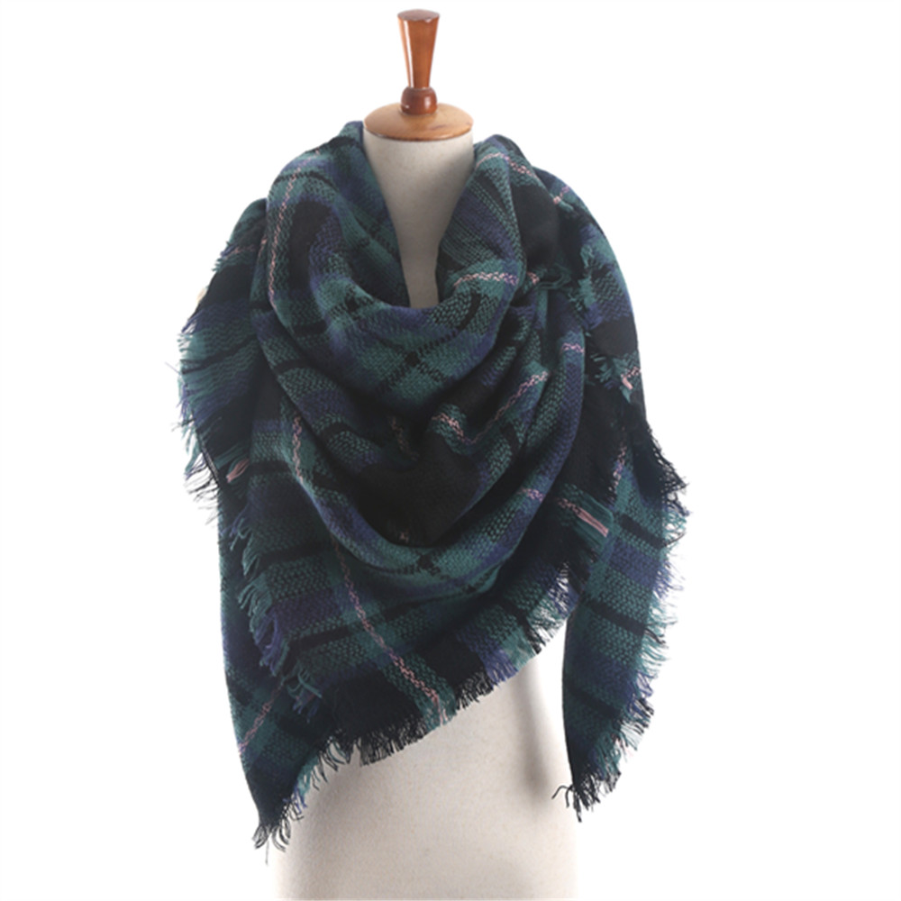 Christmas Unisex Women Men Warm Blanket Large Oversized font b Tartan b font Scarf Wrap Shawl