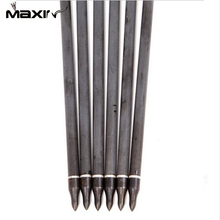 Hot Sale 6Pcs Lot 80cm Blue Archery Carbon Arrow Handmade with 7 5mm Diameter 20 60lbs
