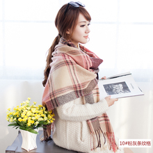 Women s Winter Stole Plaid Scarves Tippet Wraps Brand Ladies Scarf Women Classic Neckerchief 200 62cm