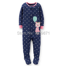 2015 Spring Summer Carter s Baby Rompers Socks Boy Girl Bedclothes 100 Ribbed Cotton Newborn Jumpsuits