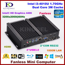 Micro PC Windows 10 Linux Mini Industrial Computer Intel Core i3 4010u Barebone HTPC HDMI HD