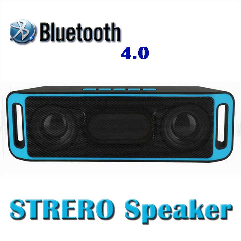 2016 NEW Portable Mini Bluetooth Stereo Speakers Wireless Smart Hands Free Speaker With FM Radio Support USB disk TF Card