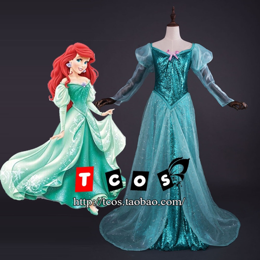 Princess ariel halloween costume for adults