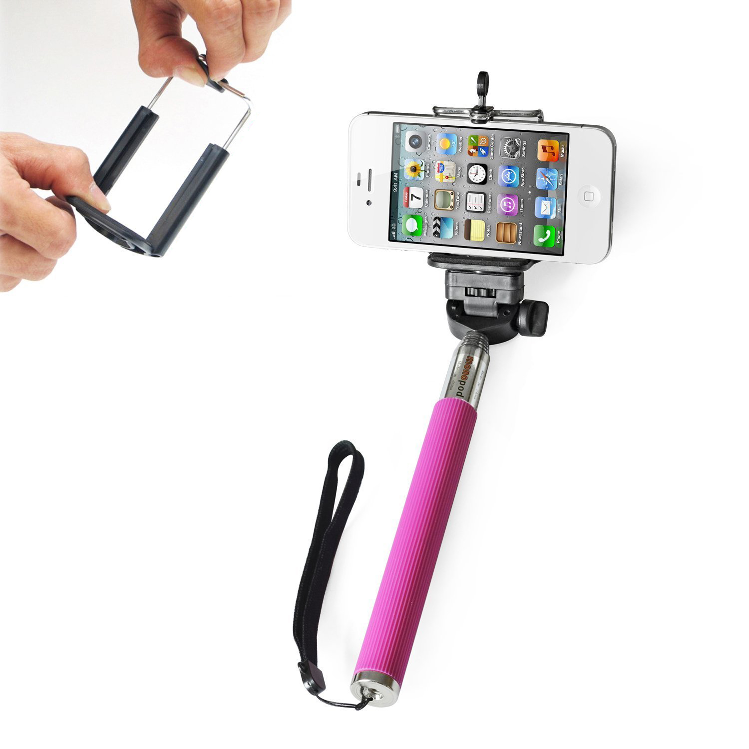 5x Selfie  /   selfies  con soporte   ajustable + disparador con conexion bluetoot -  