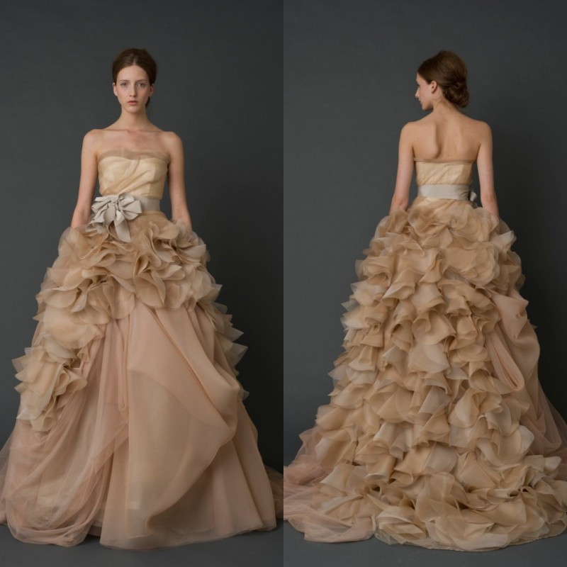 Chocolate Ball Gown Wedding Dresses Dressesss Chocolate Ball Gown Wedding Dresses