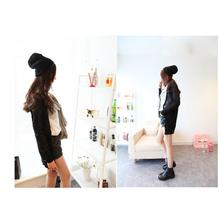 Ready for Winter Warm Unsex Knitting Women Men Wool Fluorescence Color Sport Outdoor Tabby Solid Elastic