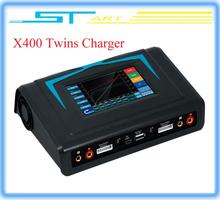 Original Imax RC X400 Twins Released New Touch Screen 400W Powerful Balance Charger Discharger for Helicopter Free Sh toy gift