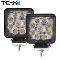 TC X Auto LED 2 PCS Wholesale 27W Work Light SUV Flood Combo Beam Truck Trailer