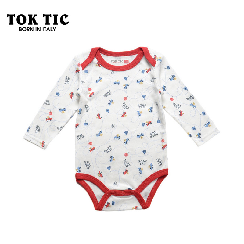 High quality 3 18M Long Sleeve 100 cotton fashion Infant baby boy girl jumpsuit Baby clothing