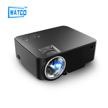 New 2016 LED Mini Video LCD 1080P 3D Home Theater Projector Full HD Proyector Support HDMI VGA AV SD USB