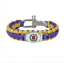 Custom Greek Letters 550 Paracord Bracelets Omegaa Psi Phi Fraternity Adjustable Survival Bracelet