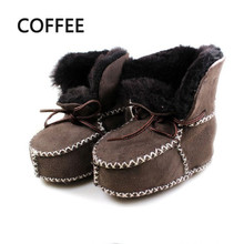 New Baby boots wool Brand fur Warm Winter baby Snow Boots Toddler Shoes warm shoes for