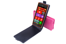 High Quality Vertical Flip Leather Cover Case For Nokia Lumia 730 735 phone case free stylus
