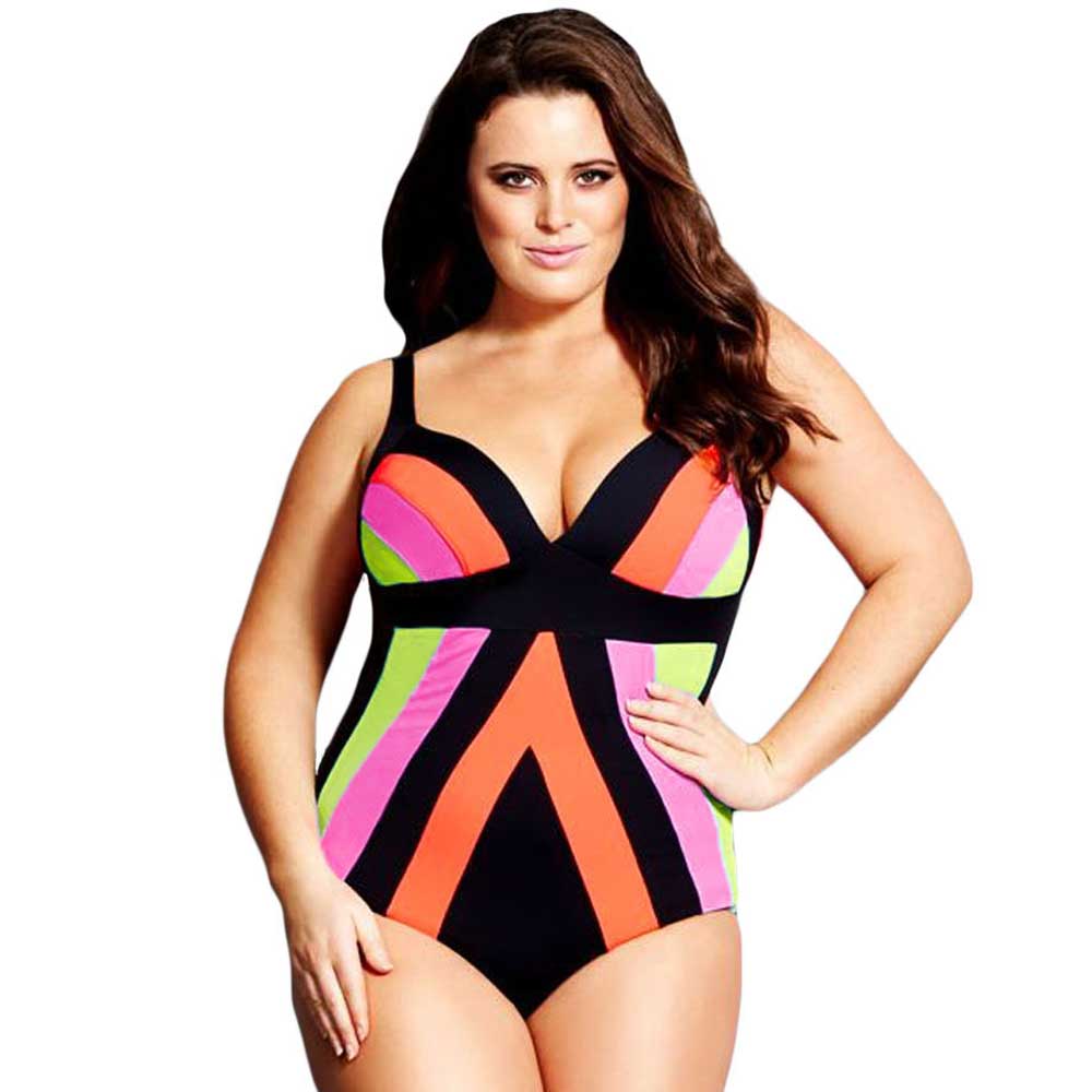 New Retro High Quality Women Swimsuit Bathing Suit Swimwear Plus Size