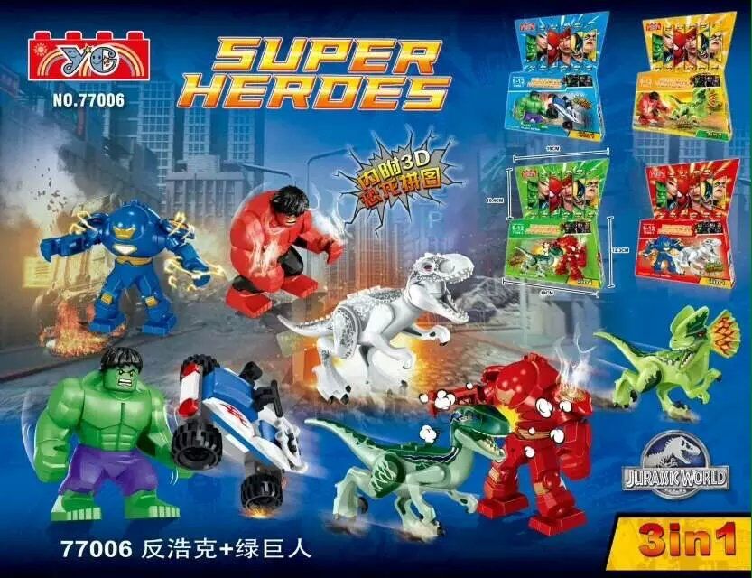 YE-77006-Building-Block-Super-Heroes-Avengers-Minifigures-Hulk-Buster-Jurassic-World-Indominus-Rex-T-Rex.jpg